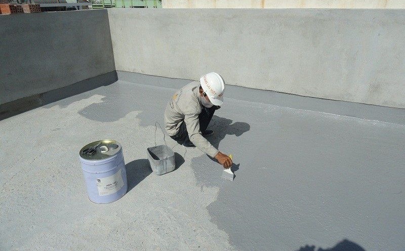 Chống thấm bằng hóa chất gốc xi măng