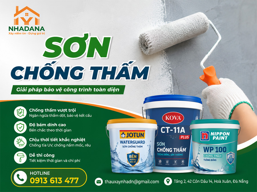Sơn Chống Thấm Là Gì? Phân Loại, Đặc Điểm Và Cách Chọn Phù Hợp