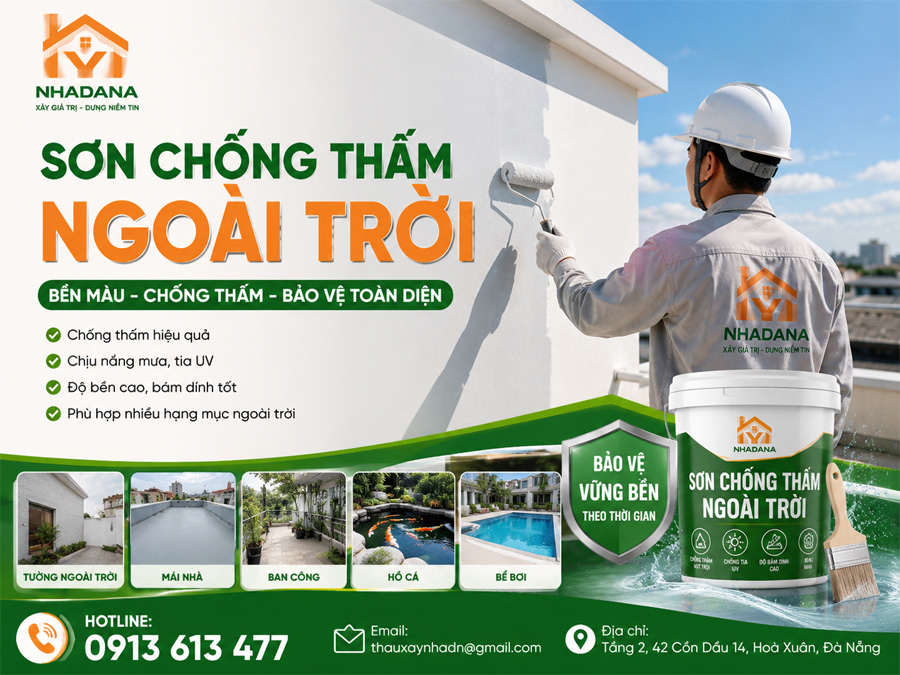 Sơn Chống Thấm Ngoài Trời Loại Nào Tốt? Cách Lựa Chọn