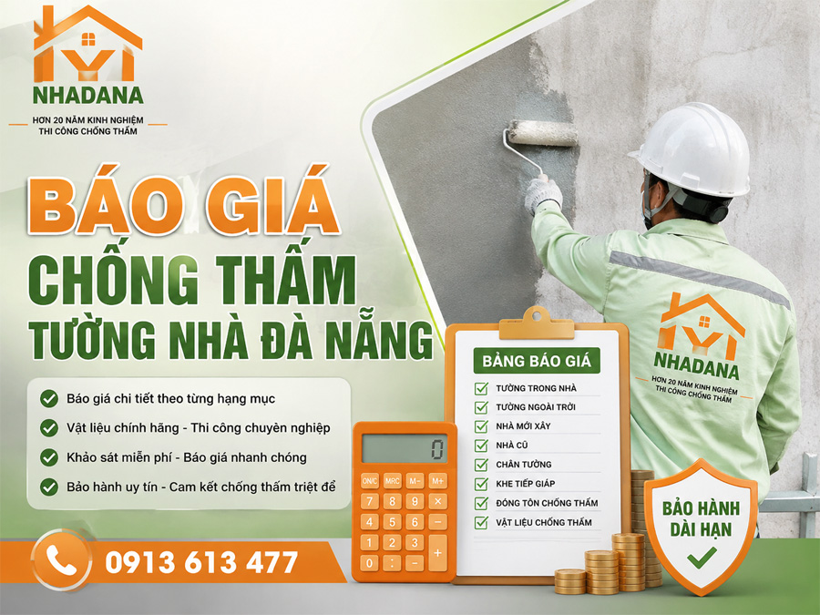 Báo Giá Chống Thấm Tường Nhà Đà Nẵng Mới Nhất 2026