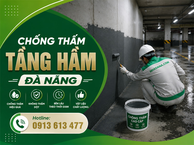 <p style="text-align: center;"><strong>Chống Thấm Tầng Hầm Đ&agrave; Nẵng</strong></p>