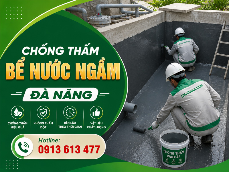 <p style="text-align: center;"><strong>Chống Thấm Bể Nước Ngầm Đ&agrave; Nẵng</strong></p>